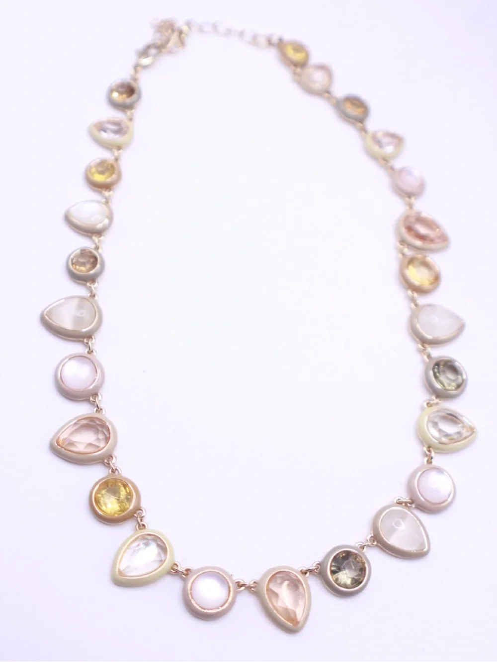 Anthropologie Enamel Gem Necklace